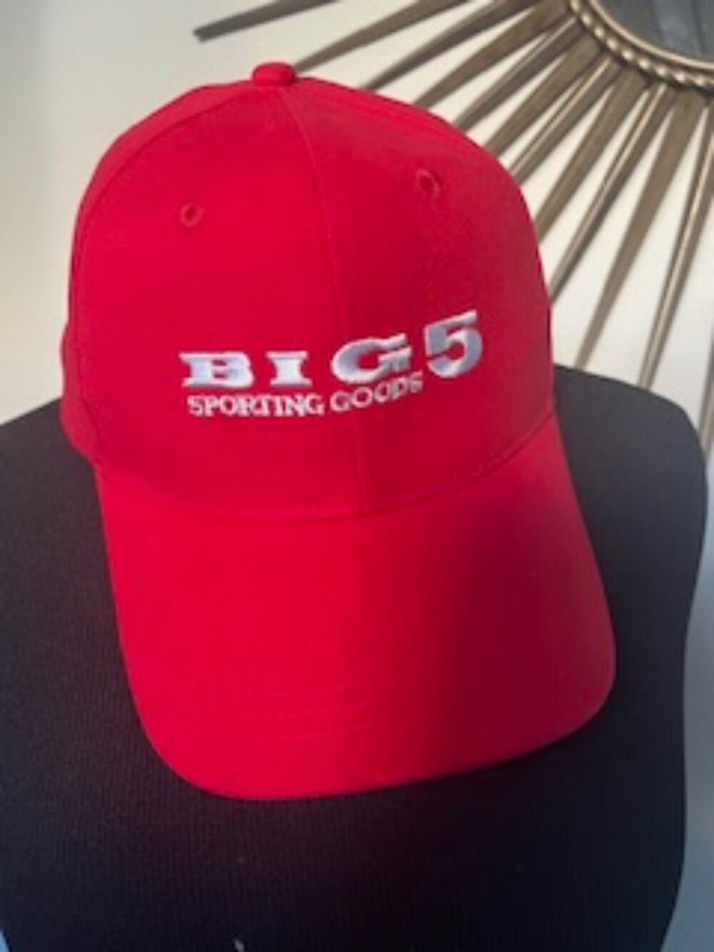 🧡3/15 BIG 5 Sporting Goods Red Cap Unisex One Size (but fits S/M best)